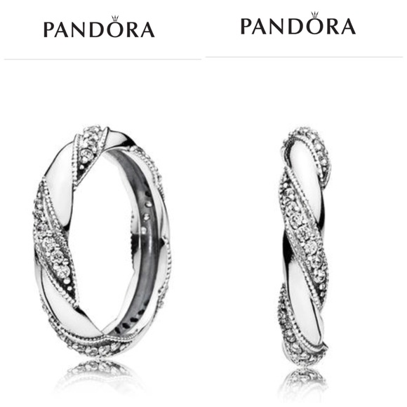 🆕 Pandora Ribbon of Love Ring - Picture 7 of 8